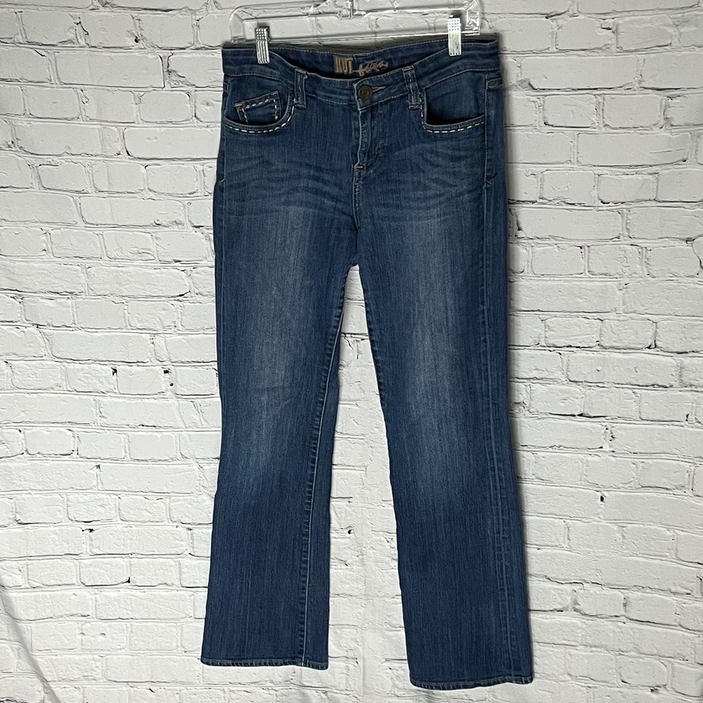 Kut from the Kloth Blue Flare & Wide Leg Jeans - Picture 2 of 5